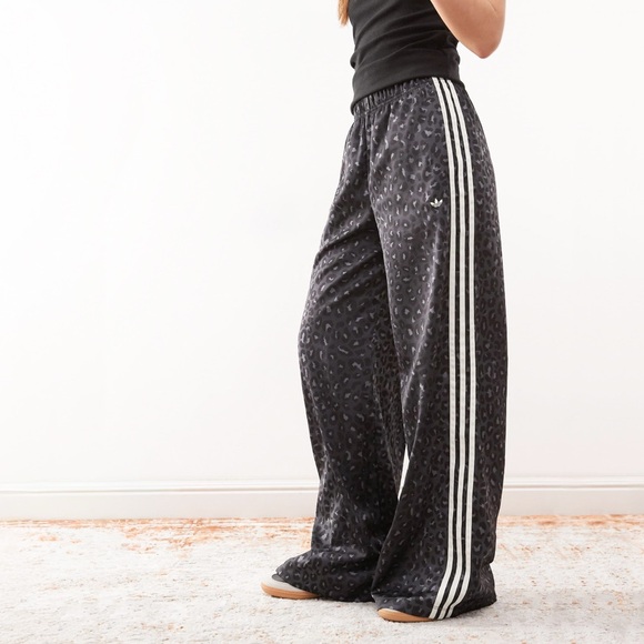 adidas Satin Wide Leg Pant - Picture 2 of 6